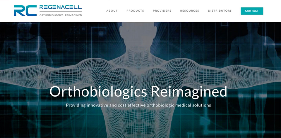 Regenacell Therapies Website