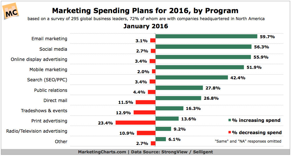 Marketing Budget Distribution Inforgraphic 
