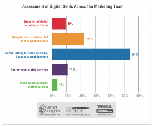 Assessment of Digital Skills Across the Marketing Team