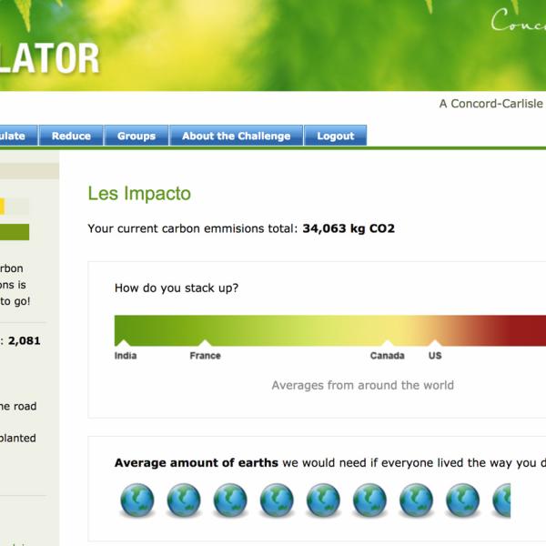 Carbon Calculator Concord Conserves